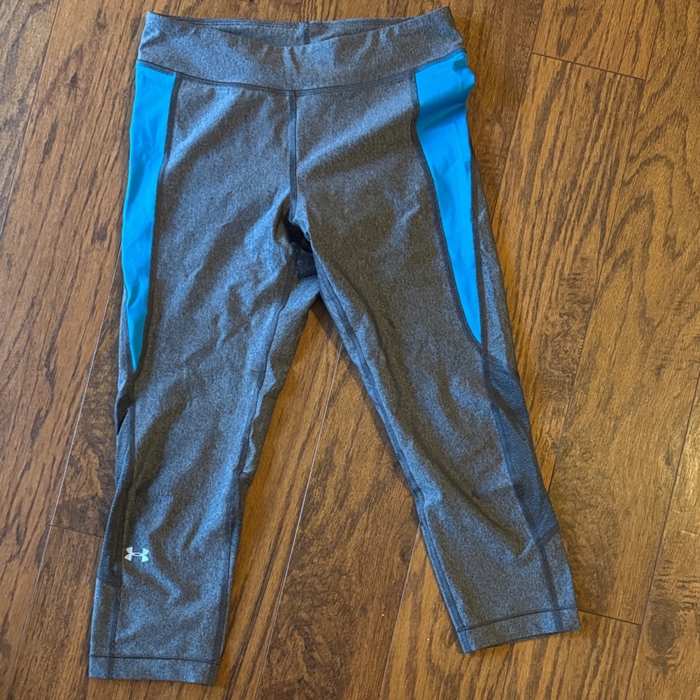 Under Armour Gray and Blue Capris